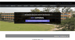 Desktop Screenshot of krmdavcollege.com
